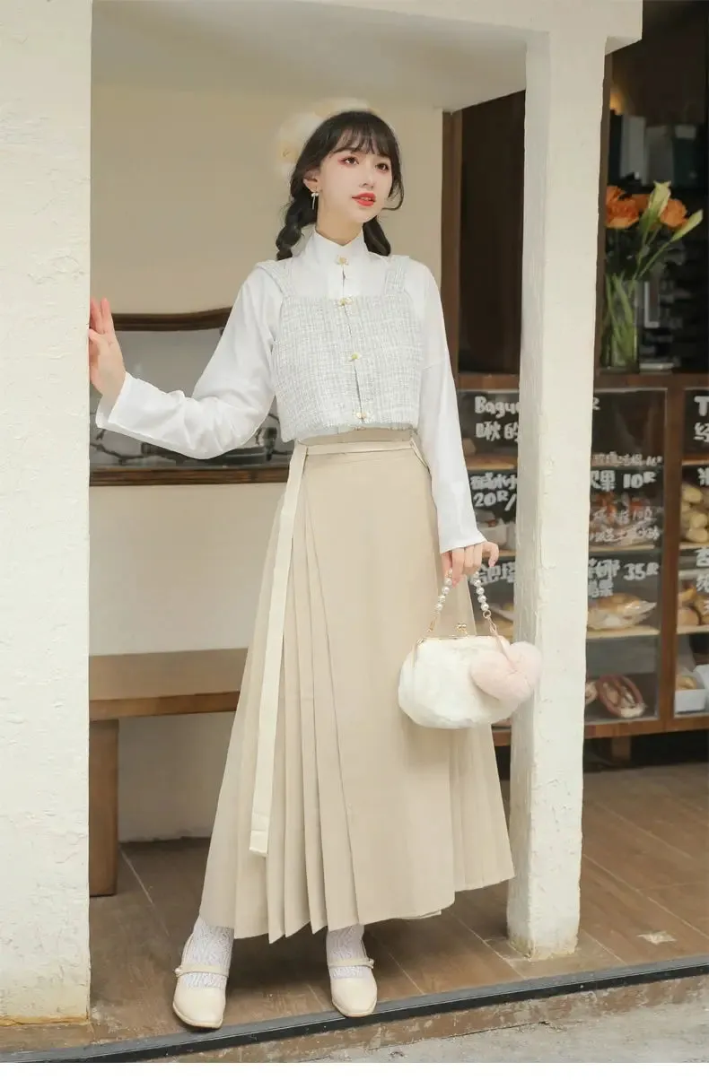 [Shallow Moon] Ming-Dynasty Hanfu autumn and winter daily Dress