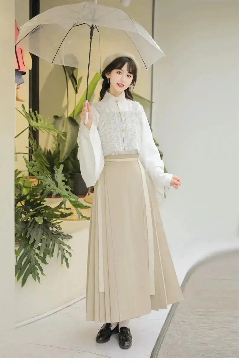 [Shallow Moon] Ming-Dynasty Hanfu autumn and winter daily Dress