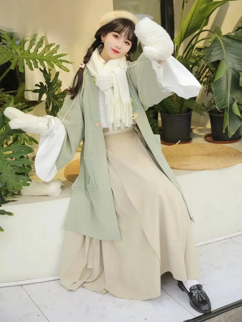 [Shallow Moon] Ming-Dynasty Hanfu autumn and winter daily Dress