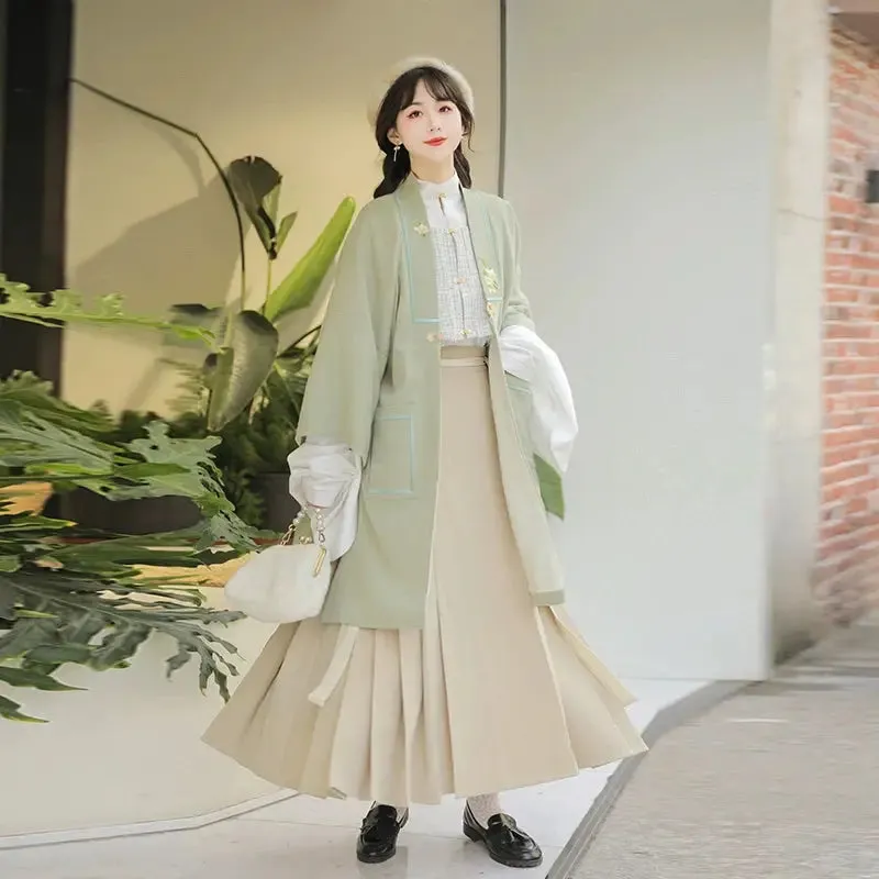 [Shallow Moon] Ming-Dynasty Hanfu autumn and winter daily Dress