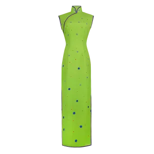 【SKYLINE】100% Silk Cheongsam (Sleeveless)