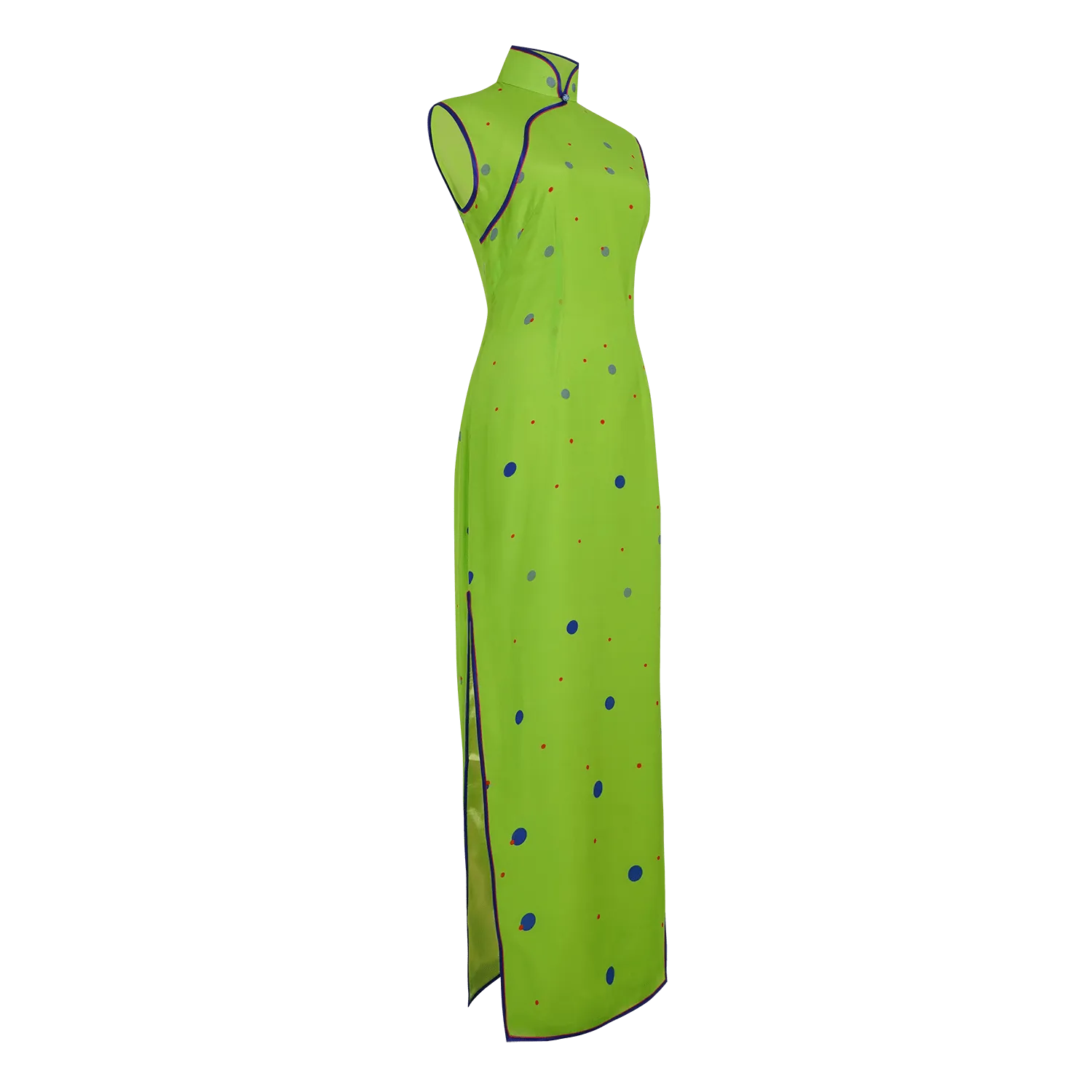 【SKYLINE】100% Silk Cheongsam (Sleeveless)