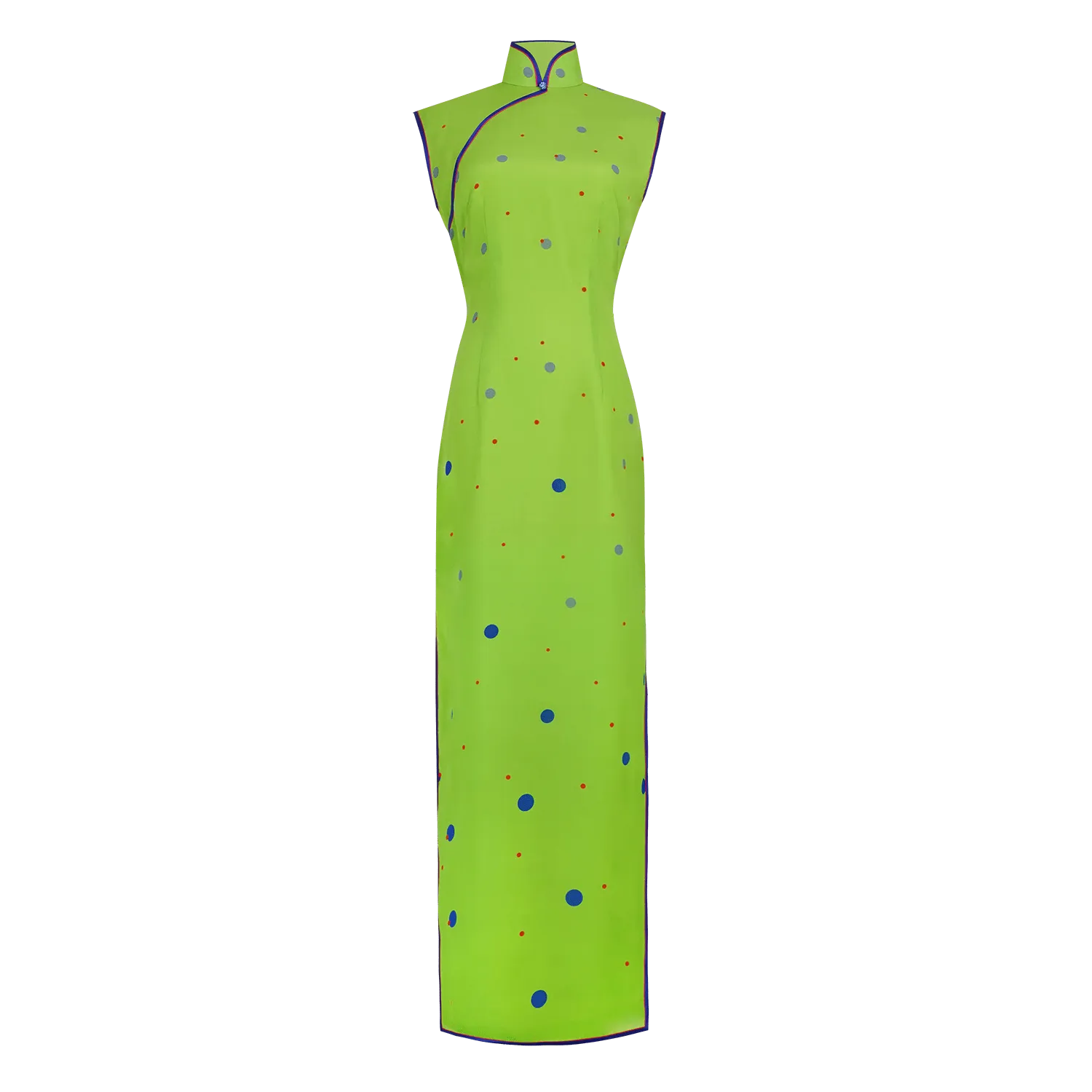 【SKYLINE】100% Silk Cheongsam (Sleeveless)