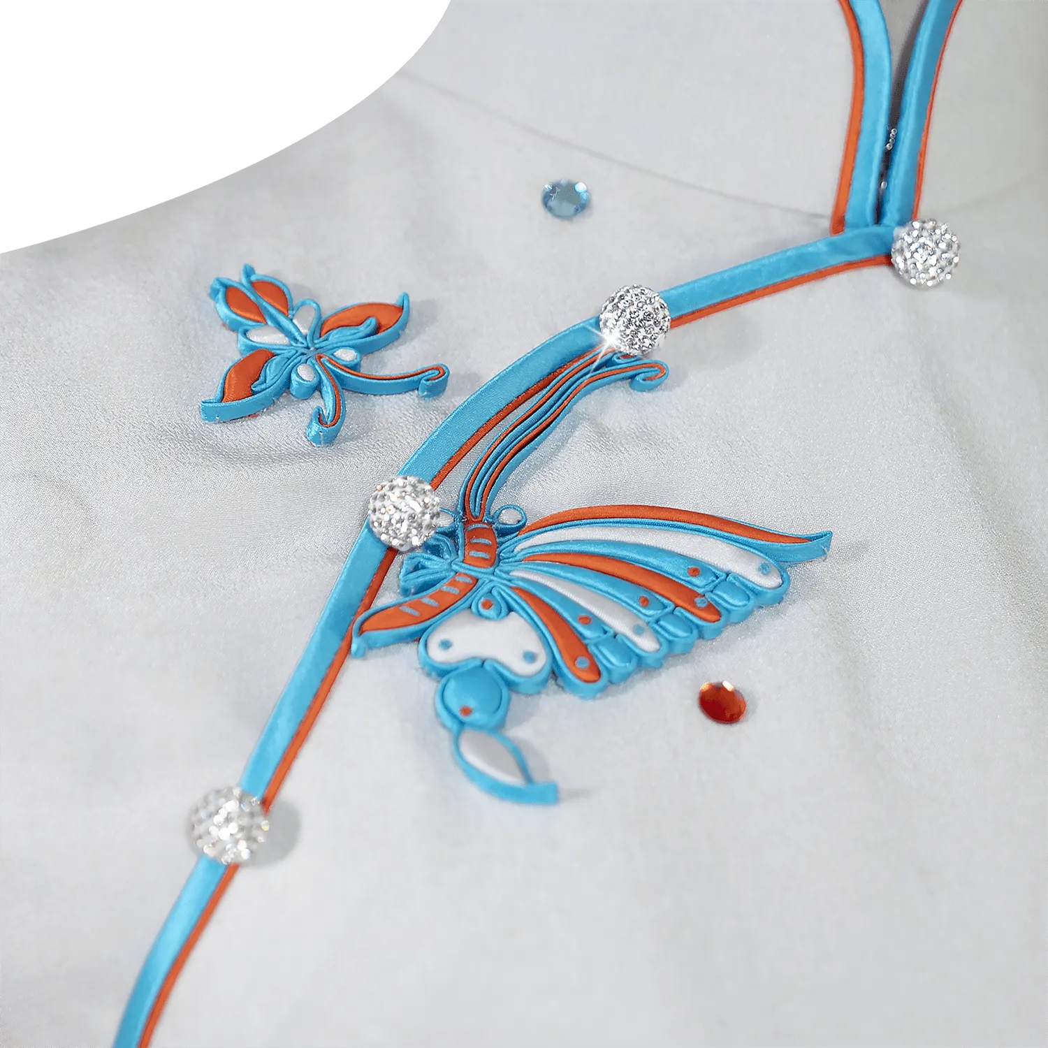 【SKYLINE】Masterpiece Collection Haute Couture 100% Silk Cheongsam (Sleeveless/Tailored Fit)