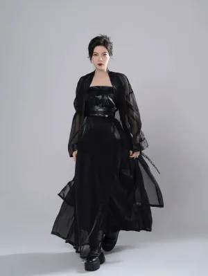Song Dynasty | Summer Hanfu black dress, Top &  Skirt