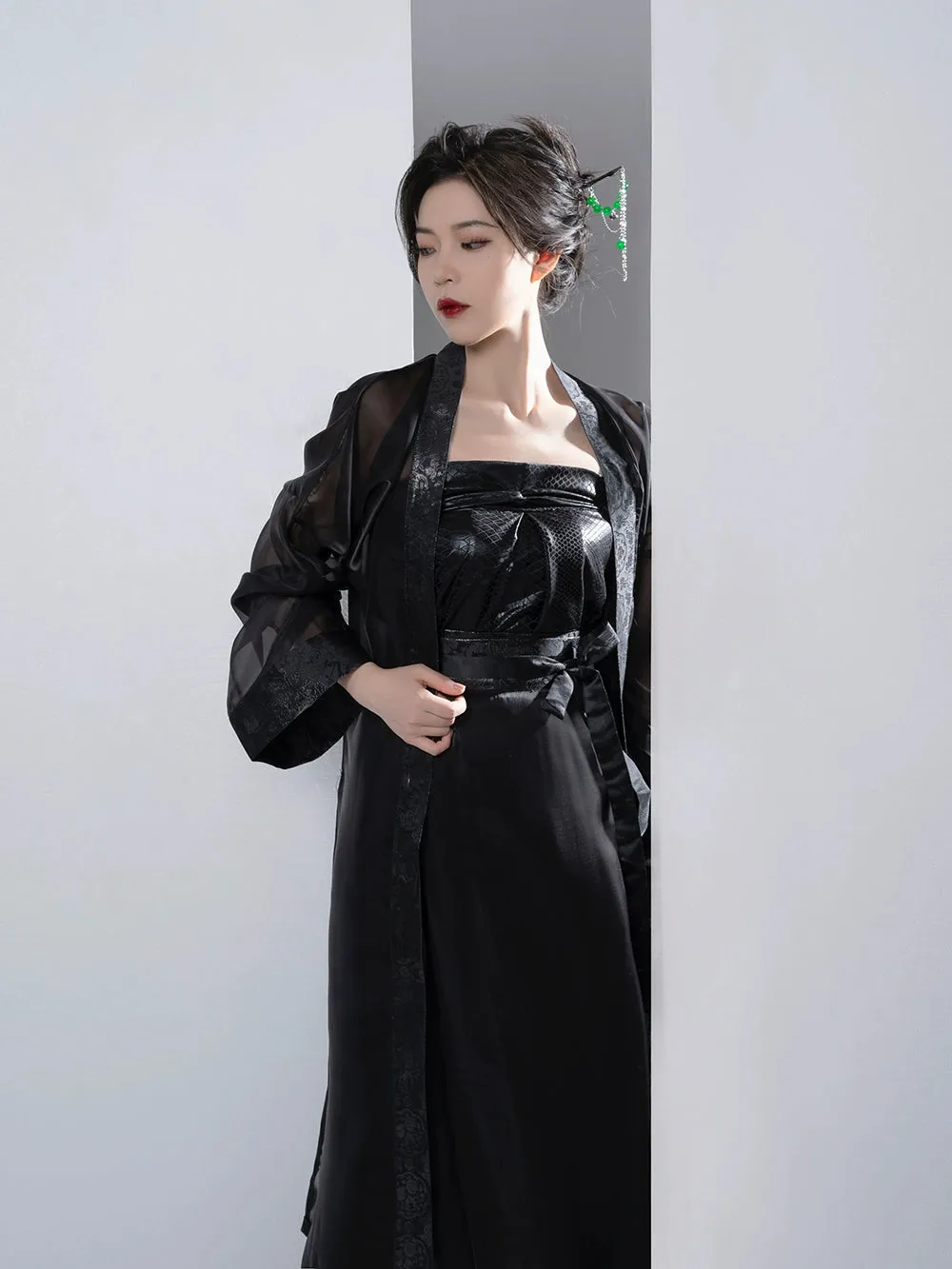 Song Dynasty | Summer Hanfu black dress, Top &  Skirt