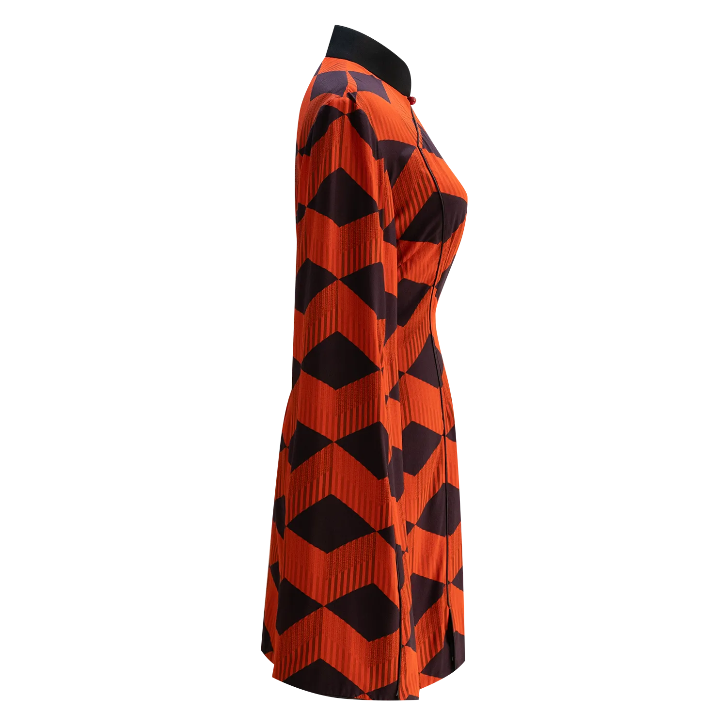 【STOREGATE VOXEL】100% Silk Cheongsam (Bell Sleeve)