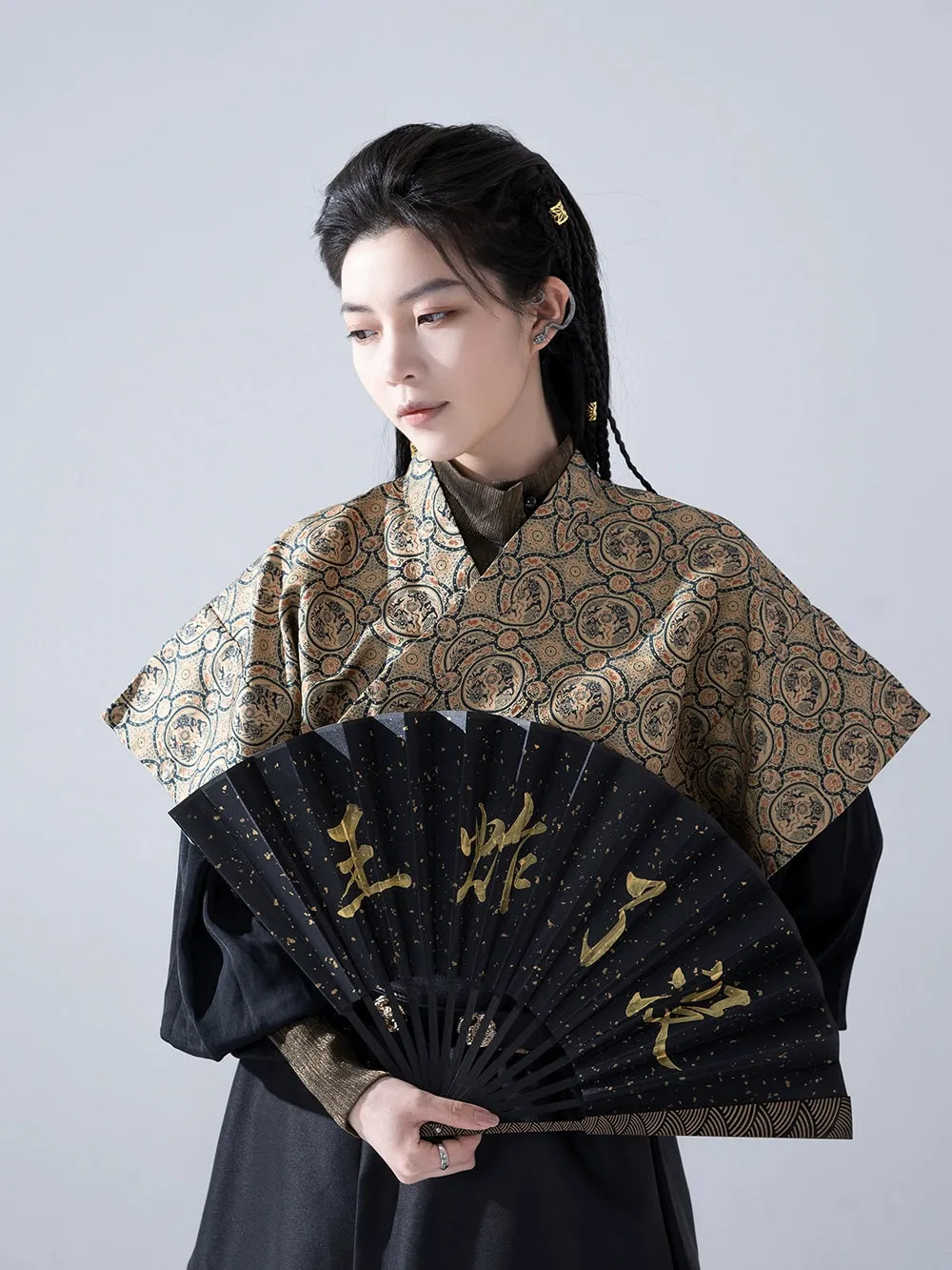 Tang Dynasty | Hanfu Tang Yuan Collar Tang Half Arm