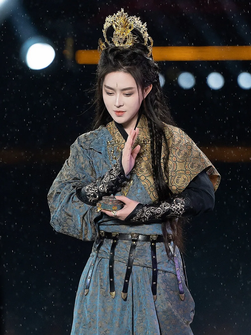 Tang Dynasty | Hanfu Tang Yuan Collar Tang Half Arm
