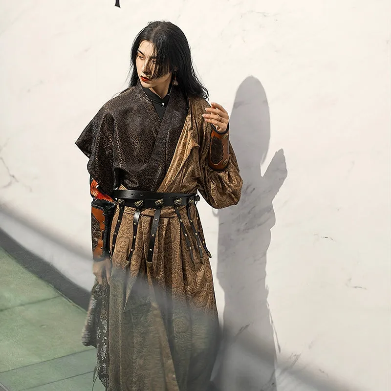 Tang Dynasty | Stand collar robe Hanfu spring and summer Tang half-armed men and women chinese hanfu dress kids