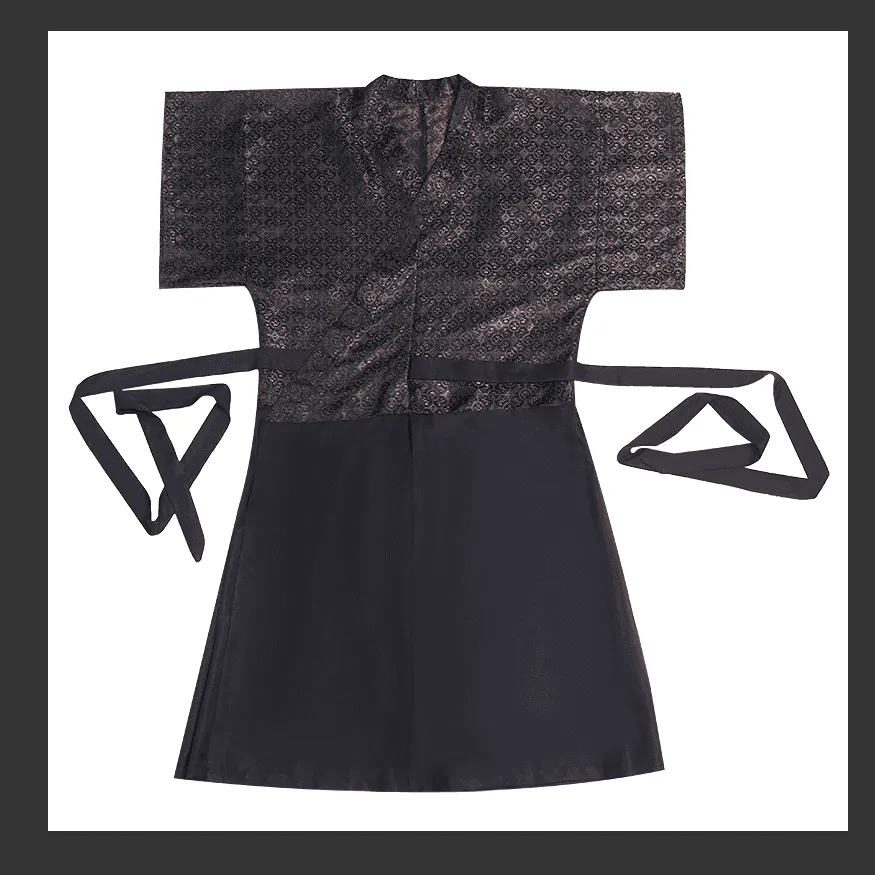Tang Dynasty | Stand collar robe Hanfu spring and summer Tang half-armed men and women chinese hanfu dress kids