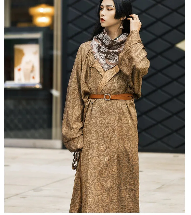Tang Dynasty | Stand collar robe Hanfu spring and summer Tang half-armed men and women chinese hanfu dress kids