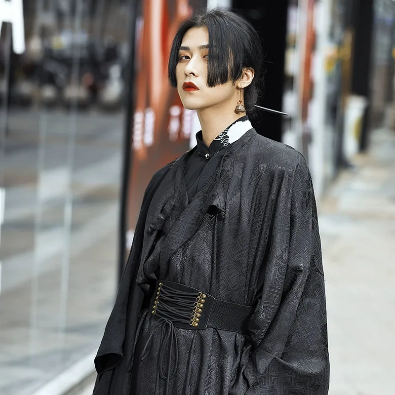 Tang Dynasty | Tang Dynasty round collar robes and restored men's and women's Hanfu