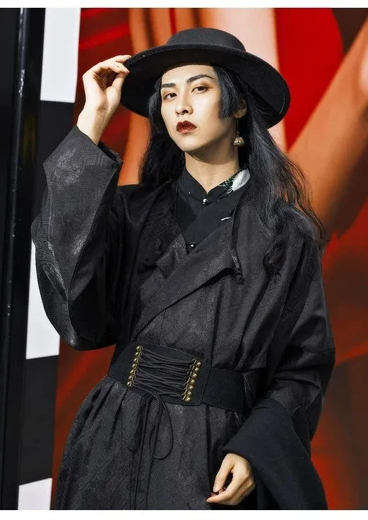 Tang Dynasty | Tang Dynasty round collar robes and restored men's and women's Hanfu