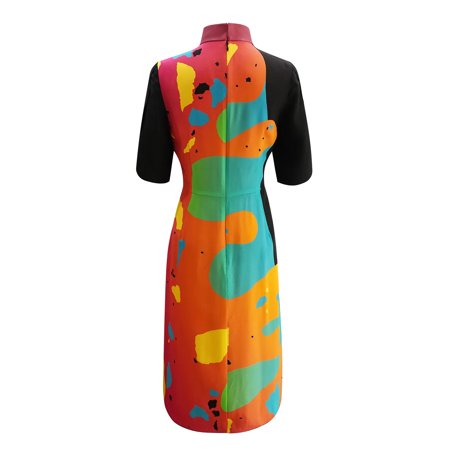 【TERRAZZO】100% Silk Cheongsam (Petal Sleeve)
