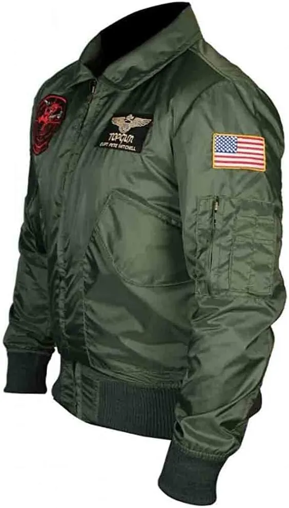 Tom Cruise Bomber Jacket | Tom Cruise Flight Jacket | Tom Cruise Top Maverick Flight Bomber Jacket