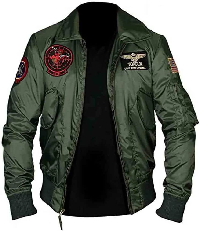 Tom Cruise Bomber Jacket | Tom Cruise Flight Jacket | Tom Cruise Top Maverick Flight Bomber Jacket