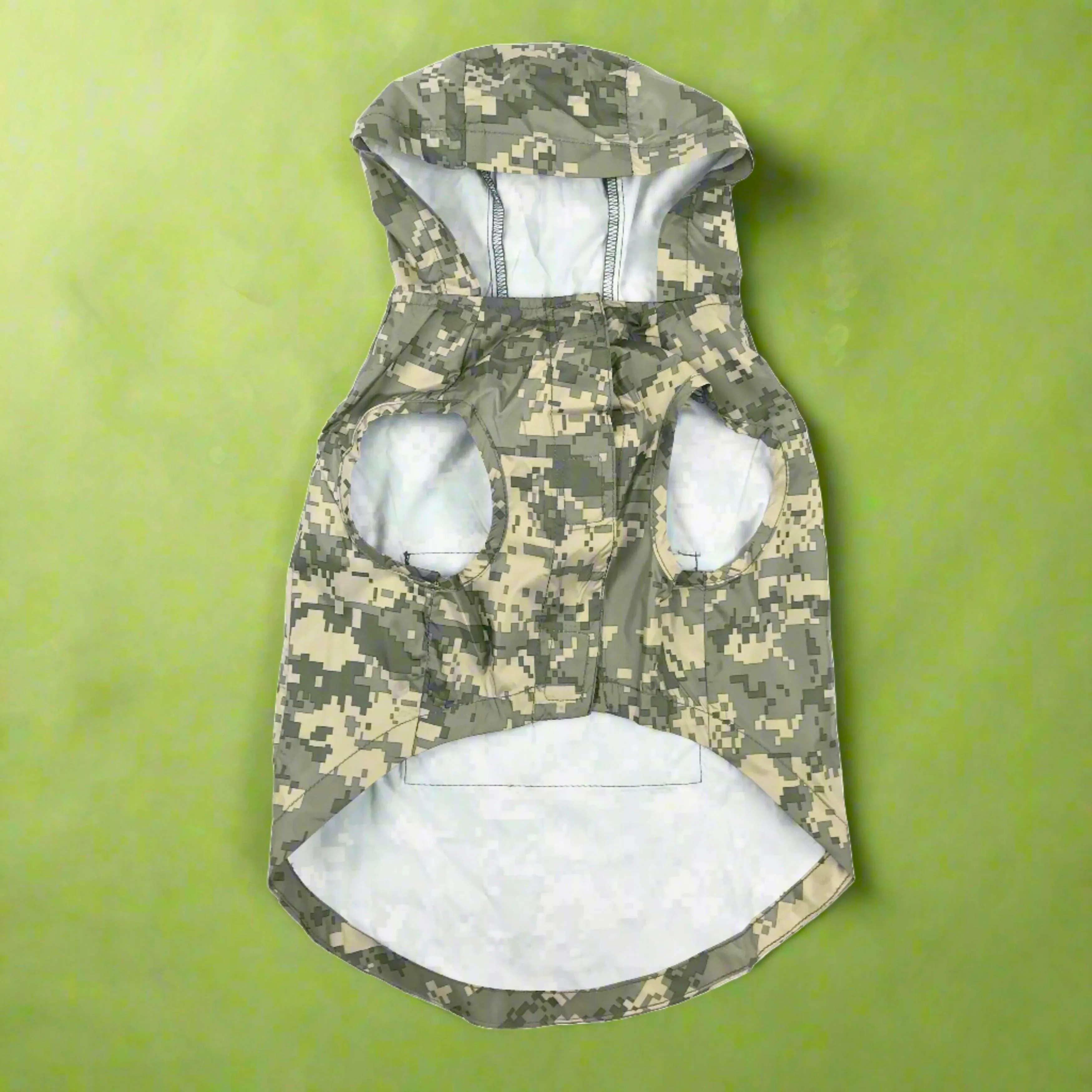 US Army Packable Dog Raincoat - Camo