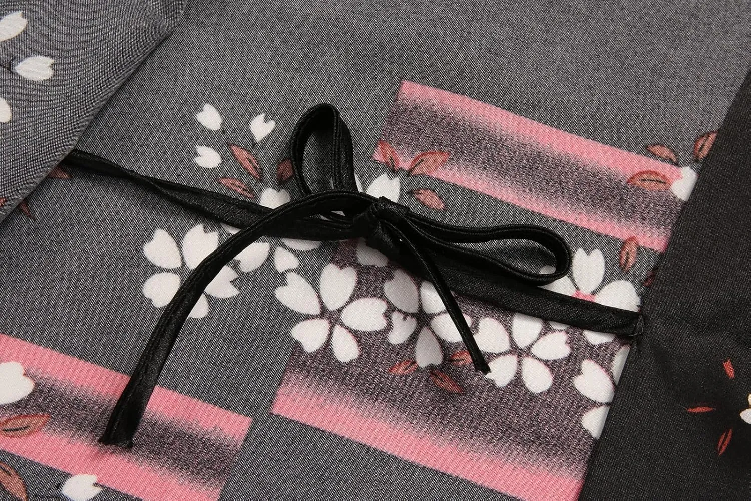 Women's Floral/Patterned Silky Kimono Robes Long Satin Bathrobes Sleepwear Loungewear