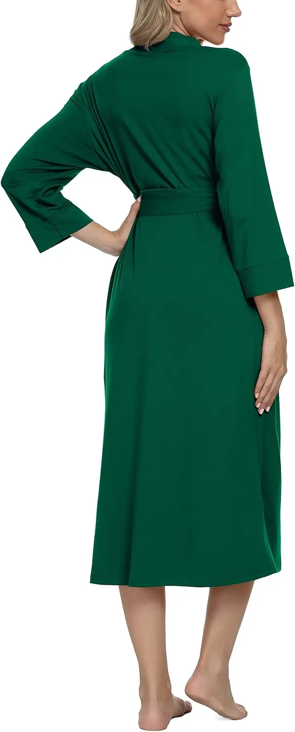 Xpenyo Women's Maternity Sleepwear,Labor/Delivery/Nursing/Hospital Nightgown Kimono Robes Long Pregnancy Loungewear